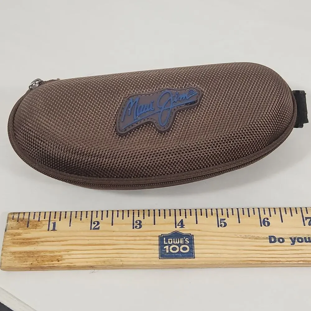 MAUI JIM CASE SUNGLASS EYE GLASSES ZIPPER HARD CLAM SHELL PROTECTIVE STORAGE - Picture 7 of 7